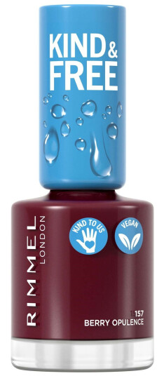 Rimmel London Kind & Free Nail Polish Lacquer 157 Berry Opulence Rimmel London Kind & Free Nail Polish Lacquer 157 Berry Opulence
