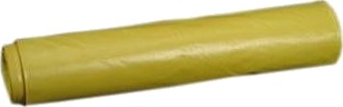 Sæk 40Ltr B550xl800mm 55My Strong Gul,30 Rl X 10 Stk/Krt