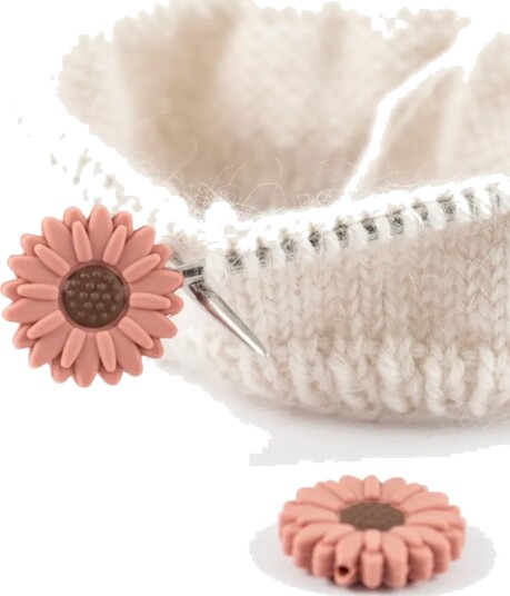 Kort Og Godt Maskestopper Blomst MS1009 Brun