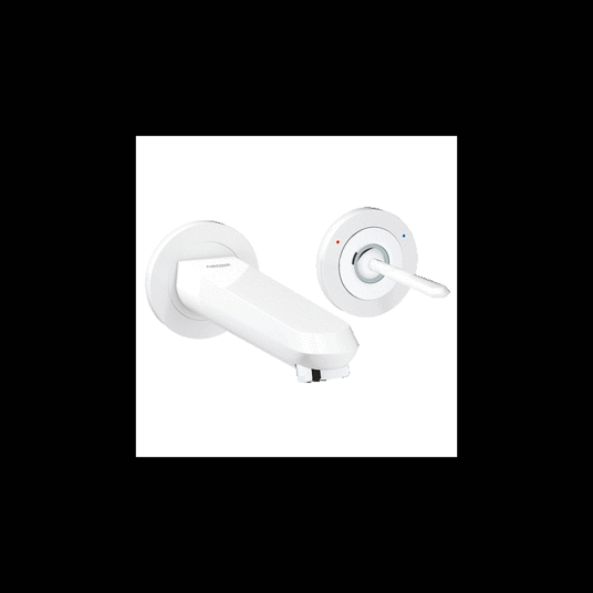 Eurodisc Joy servantbatteri 230 mm tut, for innbygging, Hvit
