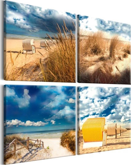 Bilde Holiday At The Seaside 80x80 Artgeist sp. z o. o.