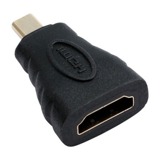 Eletra HDMI F 1.4B - HDMI Micro M adapter svart EOHFMCHMABK