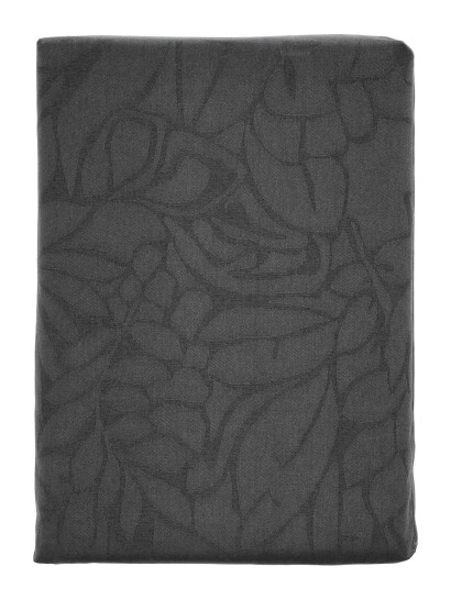 Södahl Dug 140X370 Abstract Leaves Damask Ash - Grey - 140X370CM x 370
