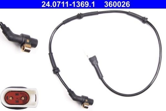 Sensor, ABS ATE 24.0711-1369.1