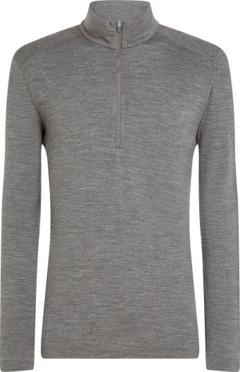 Icebreaker Men's 260 Tech Longsleeve Half Zip Gritstone Heather Gritstone Hthr 013 L Icebreaker Men's 260 Tech Longsleeve Half Zip Gritstone Heather Gritstone Hthr 013 L