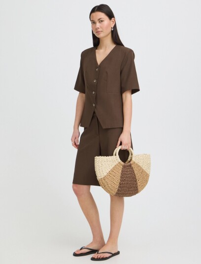 ICHI Ihfava Ss Bl Brown 42