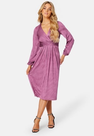 Bubbleroom Occasion Misou Tie Dress Old rose 40