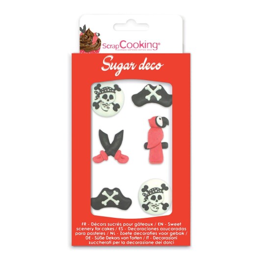 Scrapcooking Spiselig Kakepynt Sjørøver Pk/6 Scrapcooking Spiselig Kakepynt Sjørøver Pk/6