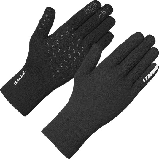GripGrab Vanntett Strikket Hanske Sort GripGrab Vanntett Strikket Hanske Sort