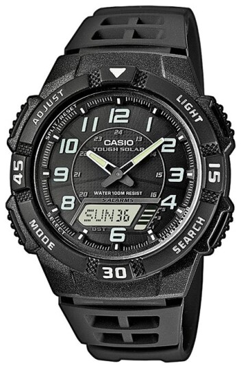 Casio Herreklokke AQ S800W 1BVEF Collection Sort/Resinplast Ø42 mm