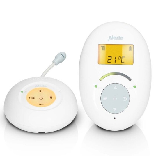 Alecto DBX120 Full Eco DECT babymonitor hvit/blå Alecto DBX120 Full Eco DECT babymonitor hvit/blå