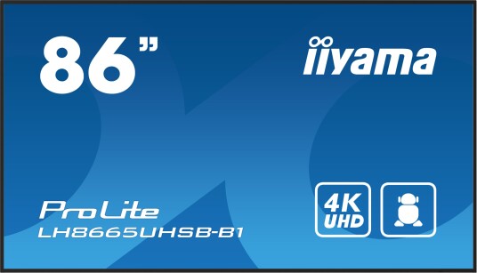 Iiyama Prolite 86" UHD IPS Skjerm 3840x2160 LED med Android - Svart