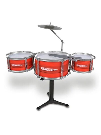 Bontempi Drum set 3 parts with cymbal Bontempi Drum set 3 parts with cymbal
