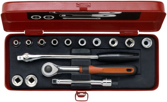 Bahco Pipenøkkelsett 3/8" Firkant 7440ME