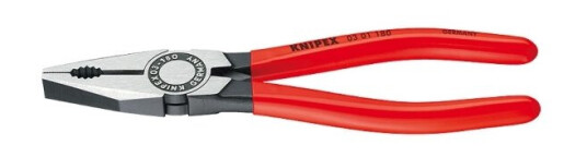 Knipex 180 mm Kombinasjonstang med Plastbelagte Håndtak Knipex 180 mm Kombinasjonstang med Plastbelagte Håndtak