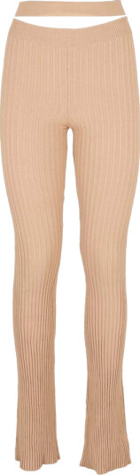 Andrea Adamo Dame Bukser Beige M, Andrea Adamo Dame Bukser Beige M,