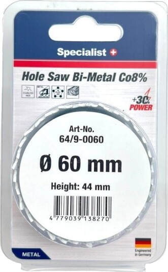 Hullbor Specialist+ Karuna Bi-Metal, 60 Mm