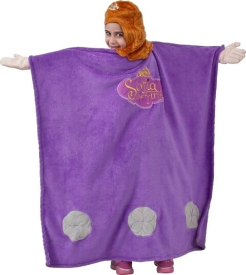Disney Prinsesse Sofia Luksus Poncho Med Hætte Disney Prinsesse Sofia Luksus Poncho Med Hætte