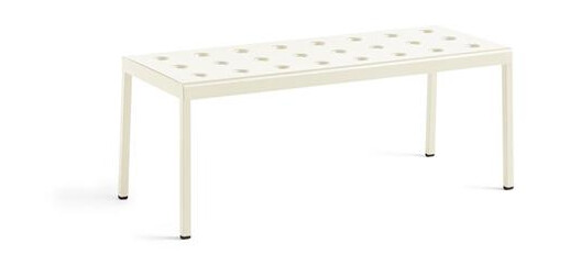 HAY Balkong Lavt Bord L96,5 x H39 Beige