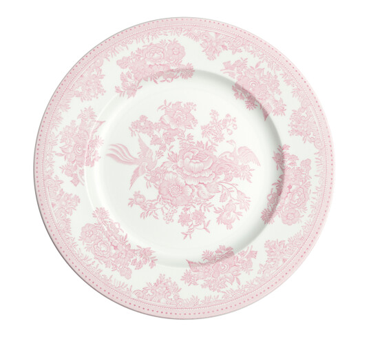 Burleigh Pink Asiatic Pheasants tallerken 25 cm