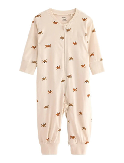 Lindex Pyjamas Fox Bf Beige 56
