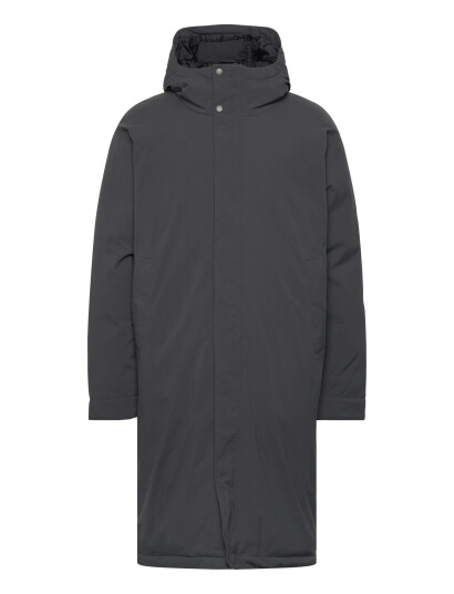 Revolution Long Puffer Jacket - Grey - S