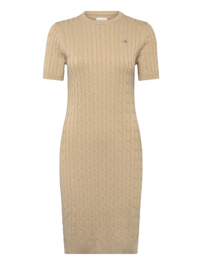 GANT Stretch Cotton Cable Ss Dress Beige L GANT Stretch Cotton Cable Ss Dress Beige L