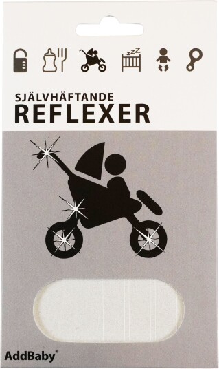 AddBaby Refleksklistremerker Sølvfarget