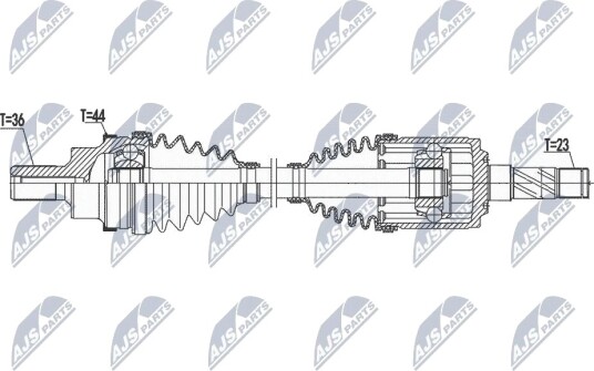 Nty Drivaksel NTY NPW VV 119