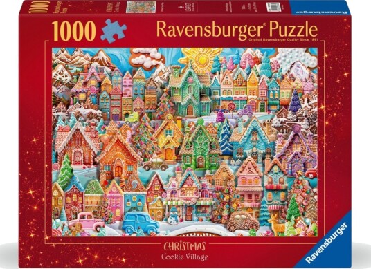 Ravensburger Christmas Cookie Village Puslespill 1000 Brikker