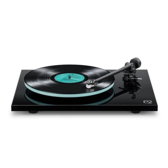 Rega Planar 2 Manuell Platespiller Høyglans Sort Rega Planar 2 Manuell Platespiller Høyglans Sort