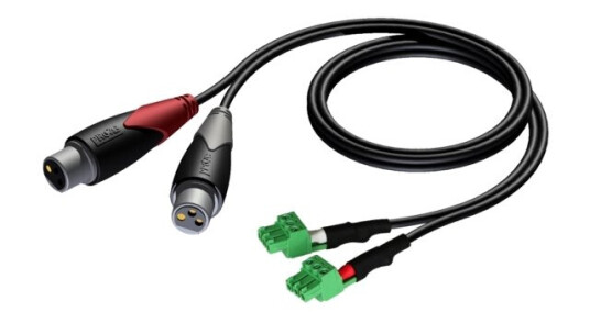 Audac Cla835 2 X Xlr 3 Pin Hunkjønn 2 X Terminal 1,5 M Sort Grønn Grå Audac Cla835 2 X Xlr 3 Pin Hunkjønn 2 X Terminal 1,5 M Sort Grønn Grå
