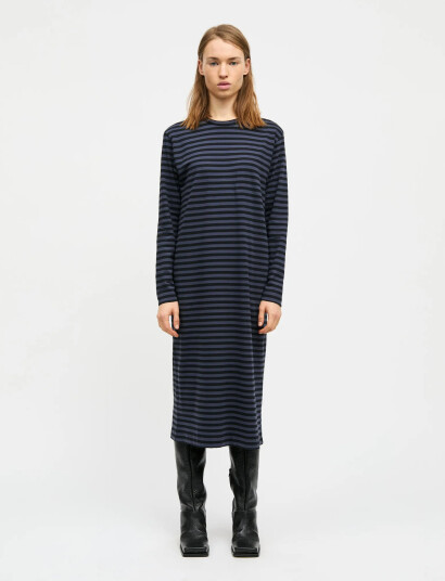 Mads Nørgaard Soft Single Ella Dress - Navy - L