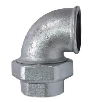 Galvanisert vinkelunion 1"