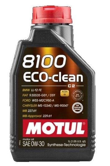Motorolje MOTUL 8100 ECO-CLEAN 0W30 1L Motorolje MOTUL 8100 ECO-CLEAN 0W30 1L