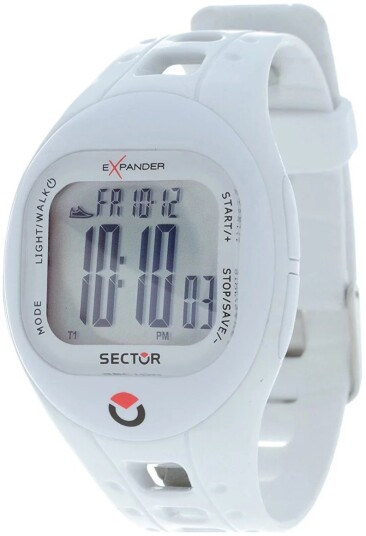 Sector Herreklokke R3251274115 LCD/Gummi