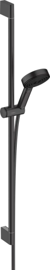 hansgrohe Pulsify Select S Dusjsett 105 Ø105, 3jet, m/dusjstang 90 cm, Sort Matt hansgrohe Pulsify Select S Dusjsett 105 Ø105, 3jet, m/dusjstang 90 cm, Sort Matt