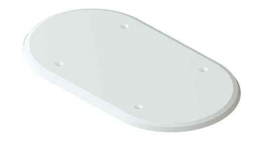 R-Line Vegglokk 2-Hull Hvit
