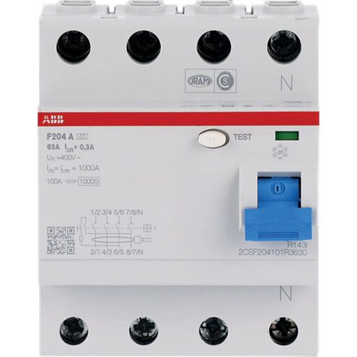 ABB F204 a-63/0.3 residual current device (8012542783909)