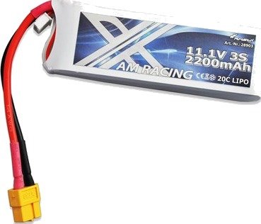 Amewi LiPo Battery 3S 11.1V 2200mAh 20C Softcase XT60 Amewi LiPo Battery 3S 11.1V 2200mAh 20C Softcase XT60