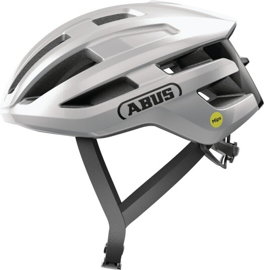 Abus Powerdome Mips sykkelhjelm Gleam Silver Abus Powerdome Mips sykkelhjelm Gleam Silver