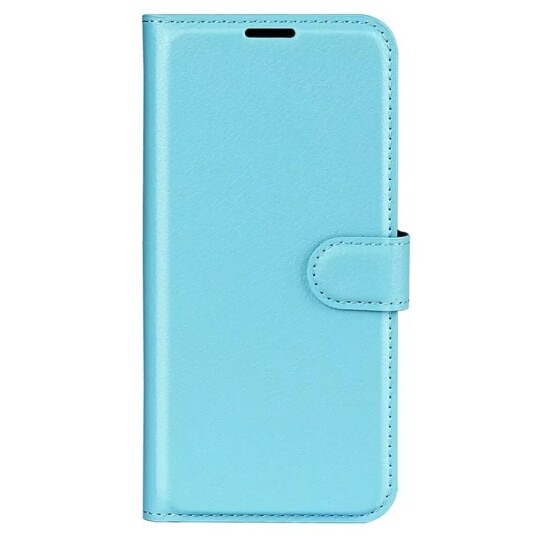 INCOVER Huawei P60 Pro Litchi Skinn Deksel m. Lommebok - Blå