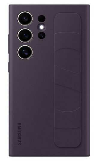 SAMSUNG GALAXY S24 ULTRA STANDING GRIP DEKSEL, MØRKEFIOLETT SAMSUNG GALAXY S24 ULTRA STANDING GRIP DEKSEL, MØRKEFIOLETT