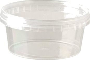 Plastbæger 180Ml Ø92 Mm Rund Pp Klar   38 Poser X 200 Stk./Karton