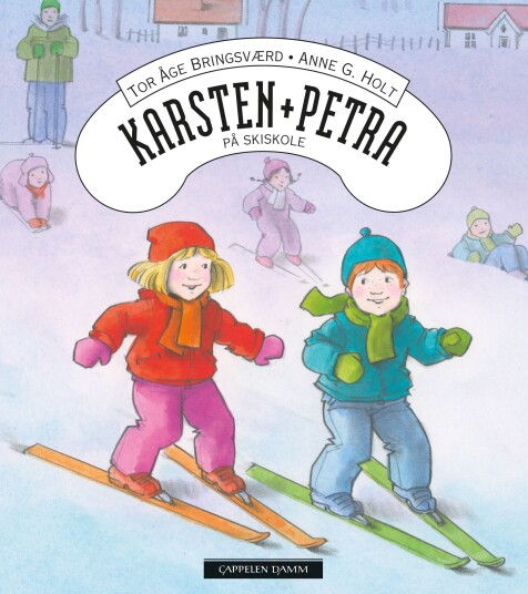 Karsten og Petra på skiskole Karsten og Petra på skiskole