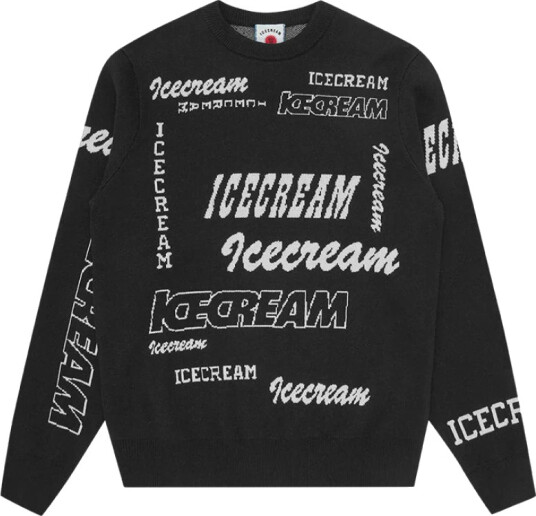 Icecream Herre Gensere & Hettegensere Svart M, Icecream Herre Gensere & Hettegensere Svart M,