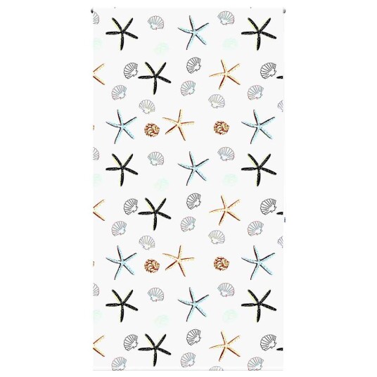 Dusjrullgardin 120x240 cm Stoff Bredde 116 cm