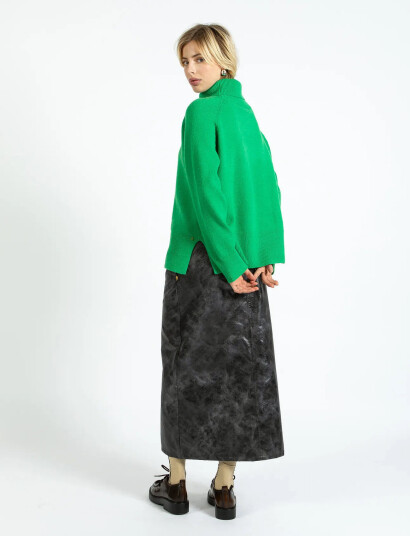 Coster Copenhagen Sweater With High Neck - Comfy - Green - XS