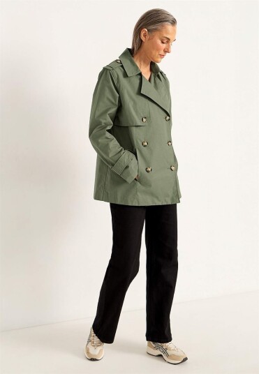 Cellbes Of Sweden Dobbelbryst kort trenchcoat