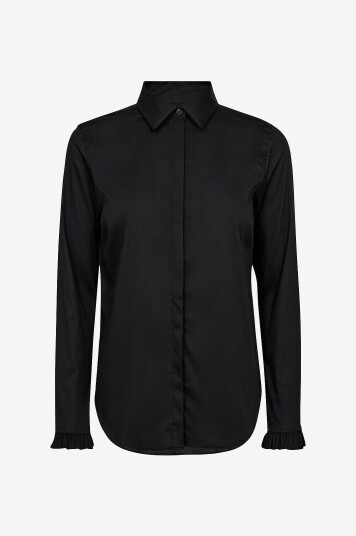 MOS MOSH - Skjorte Mattie Flip Shirt - Svart